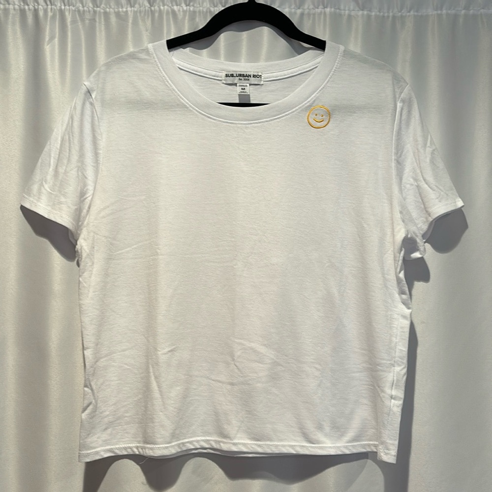 Sub_Urban Riot smiley face tee